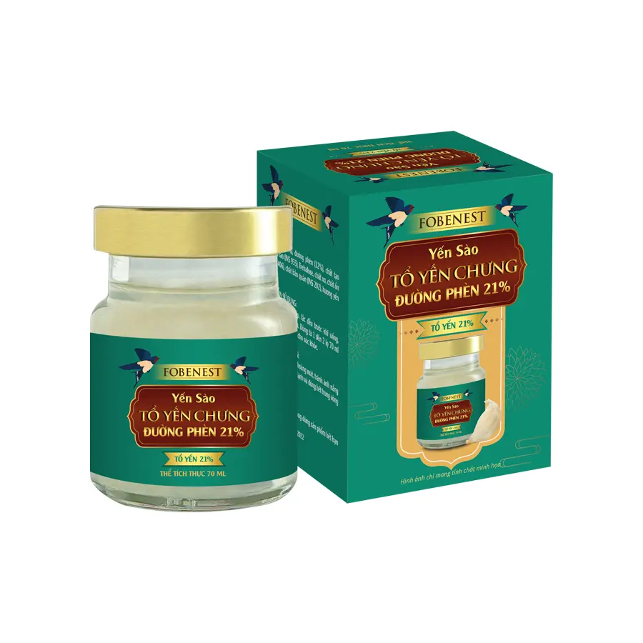 Yến chưng đường phèn FOBENEST 21%