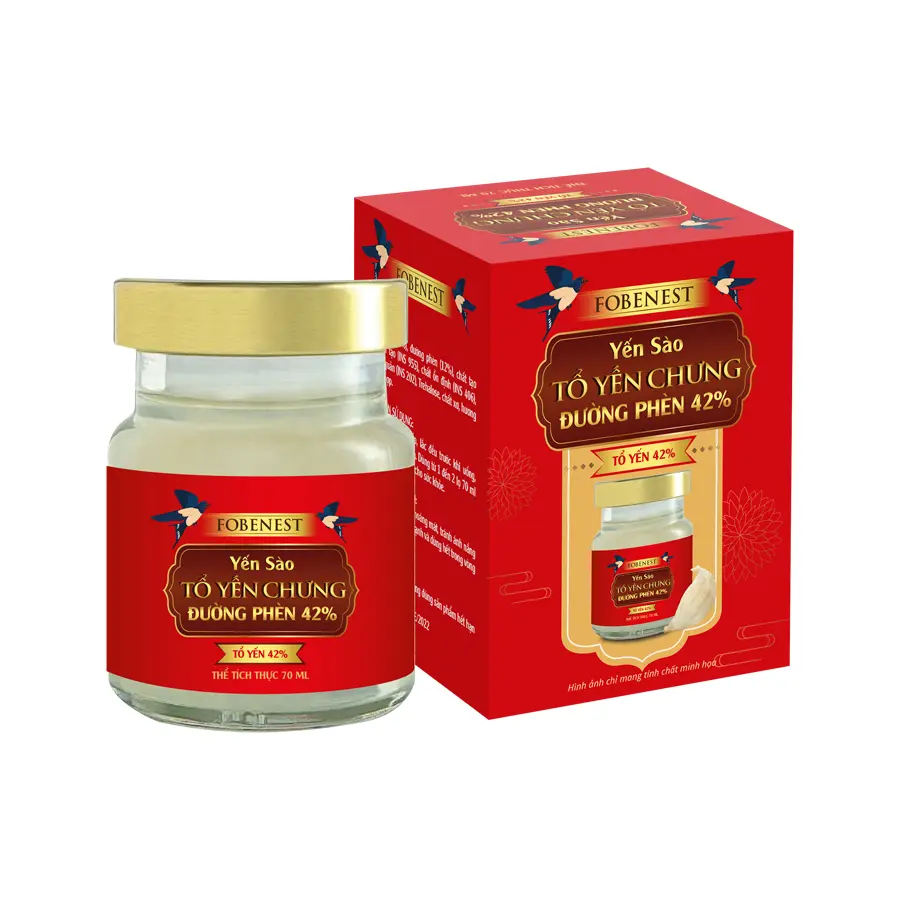 Yến chưng đường phèn cao cấp FOBENEST 42%