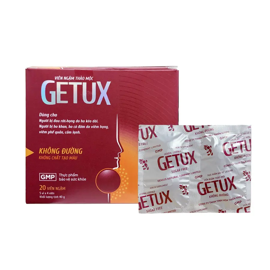 Viên ngậm ho GETUX