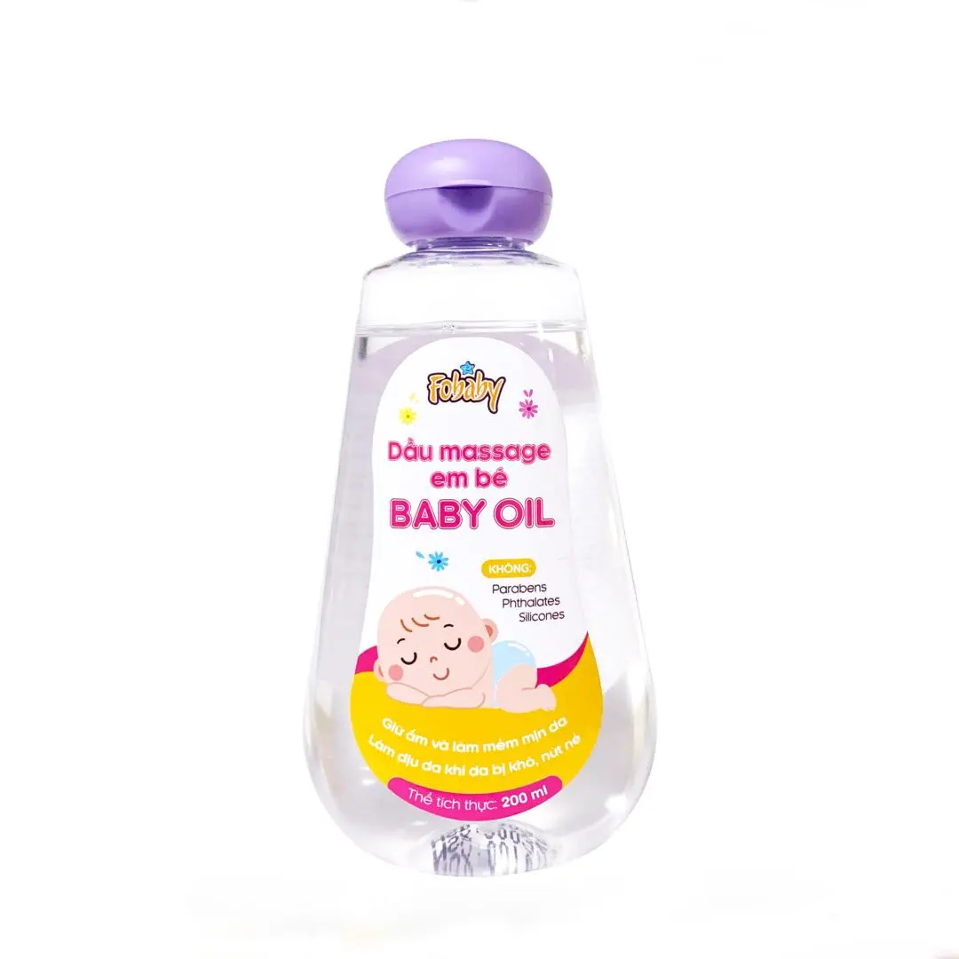 Dầu Massage em bé Babyoil Fobaby