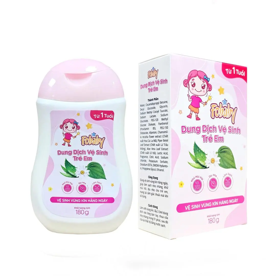 Dung dịch vệ sinh trẻ em Fobaby