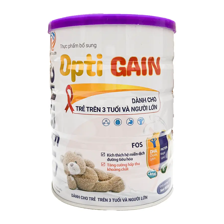 Sữa OPTI GAIN cho trẻ trên 3 tuổi và người lớn